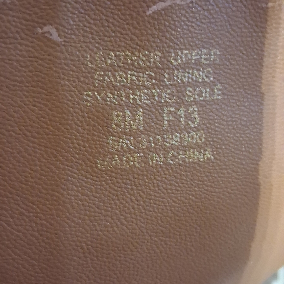 Tory Burch Lizzie Tan Leather Riding Tall Boots Size 8M - Picture 16 of 16